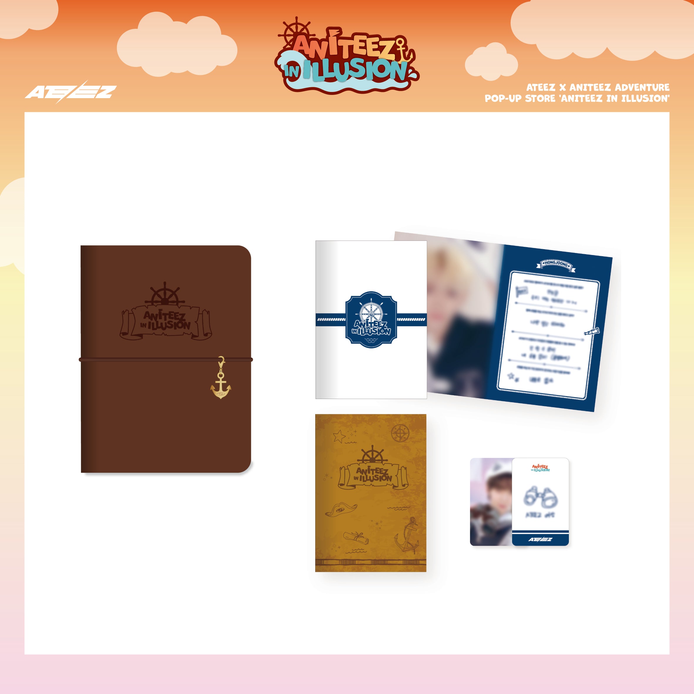 ATEEZ X ANITEEZ ADVENTURE POP-UP STORE ANITEEZ IN ILLUSION OFFICIAL MD