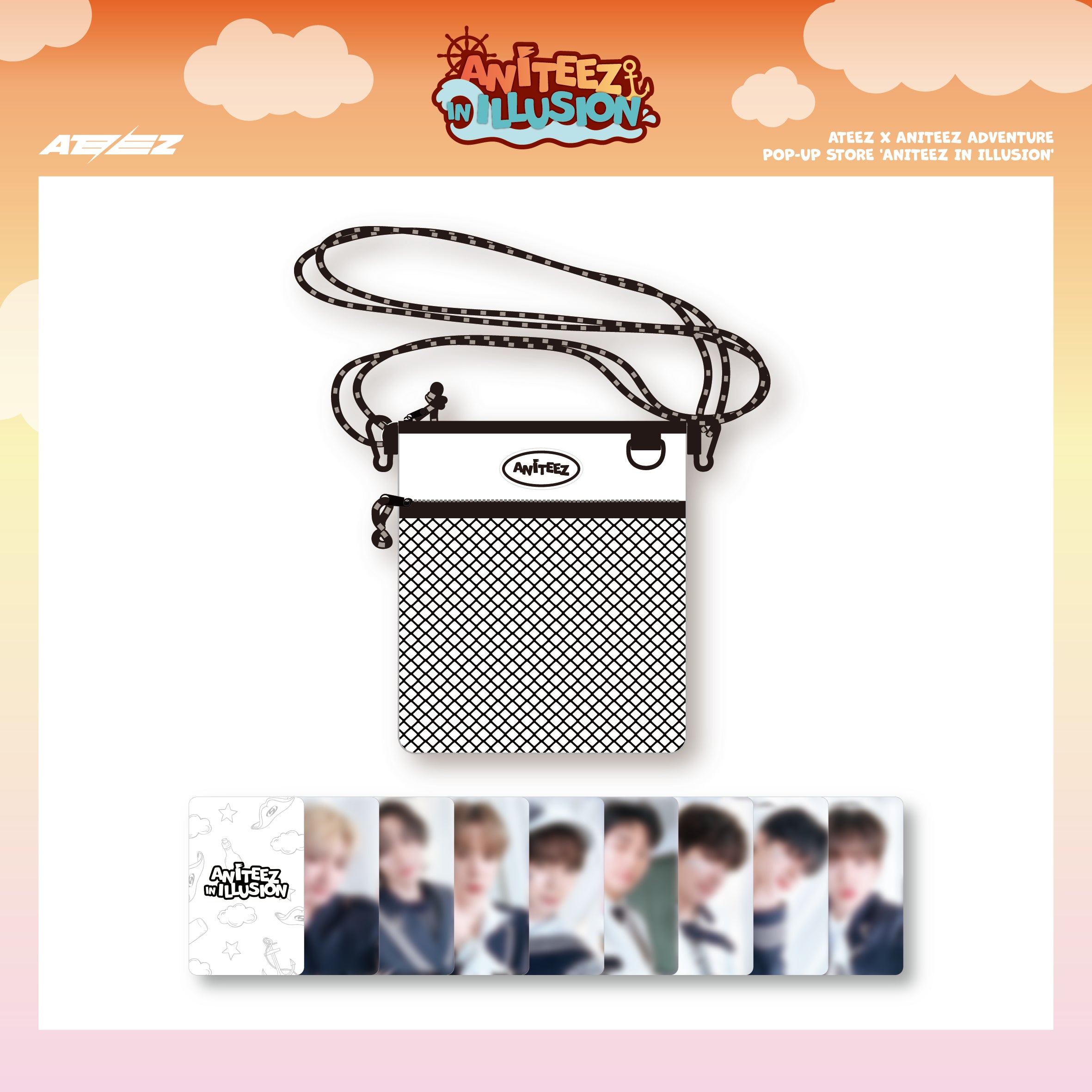ATEEZ X ANITEEZ ADVENTURE POP-UP STORE ANITEEZ IN ILLUSION OFFICIAL MD