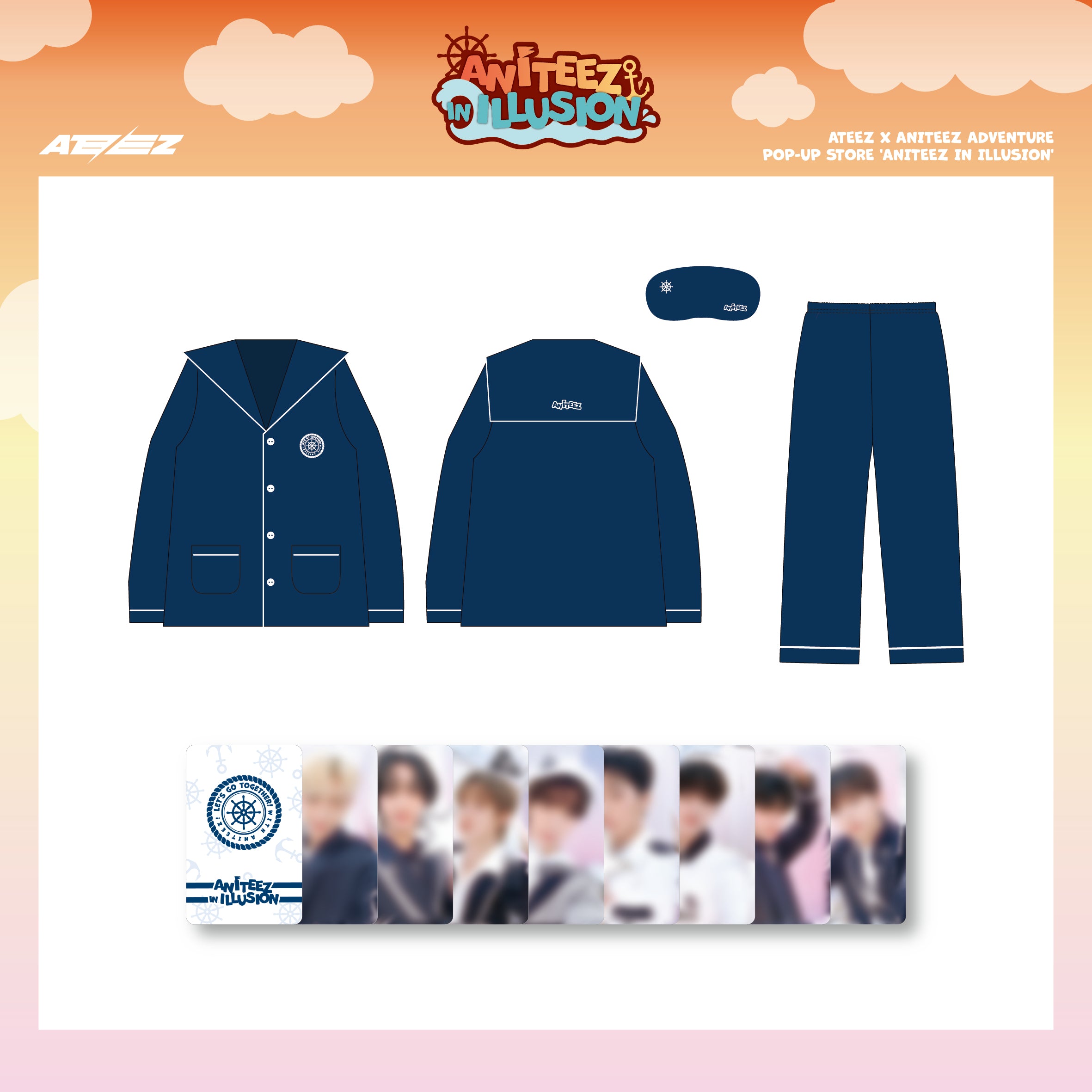ATEEZ X ANITEEZ ADVENTURE POP-UP STORE ANITEEZ IN ILLUSION OFFICIAL MD