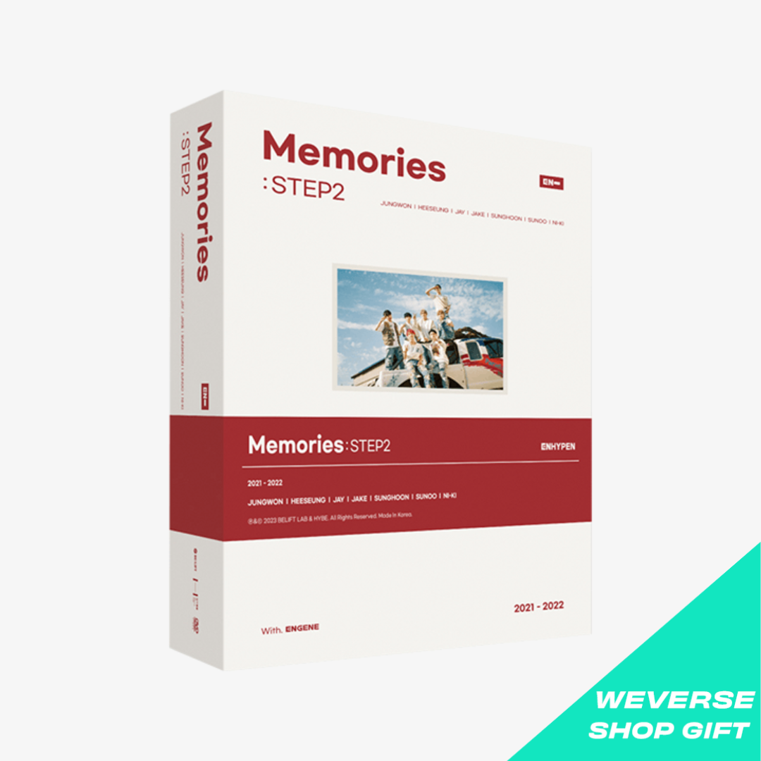 WEVERSE SHOP GIFT* ENHYPEN - Memories : STEP 2 DVD