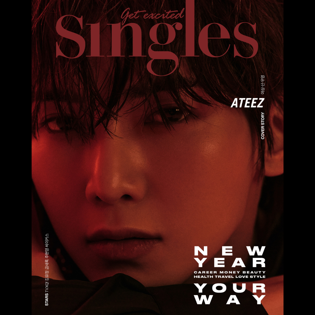 ATEEZ cover SINGLES Korea Magazine 2024 January