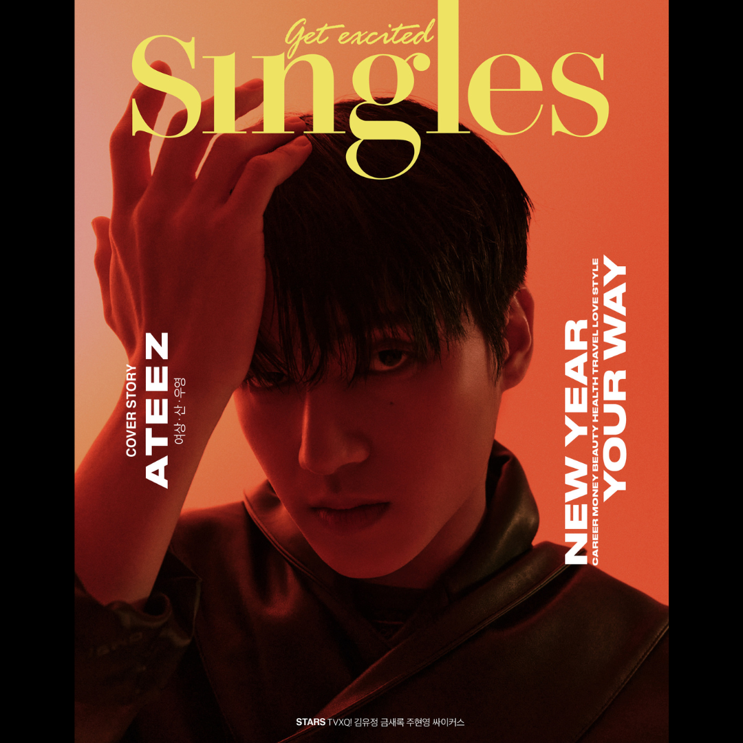 ATEEZ cover SINGLES Korea Magazine 2024 January