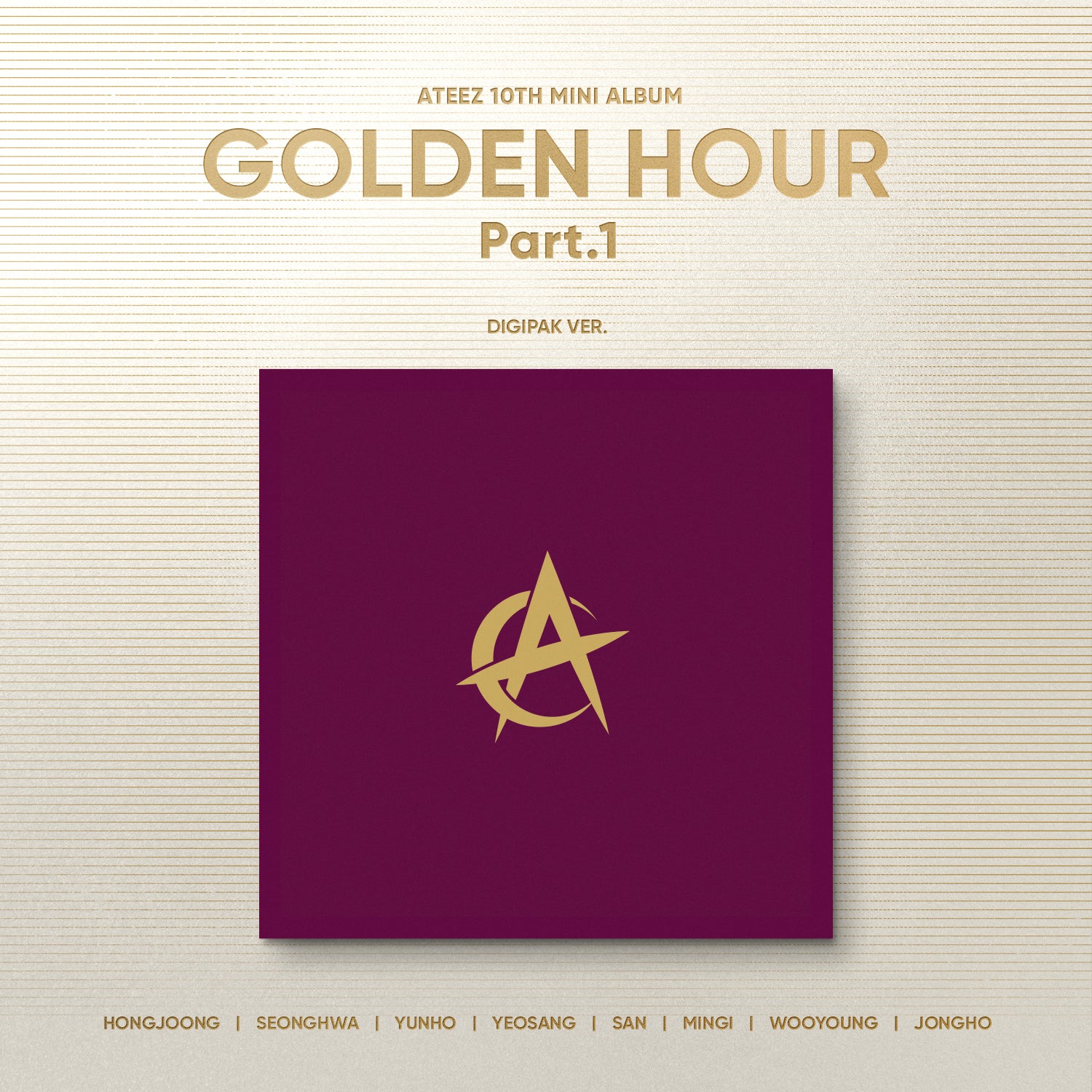 [PRE-ORDER] ATEEZ - GOLDEN HOUR : Part.1 (Digipak VER.)