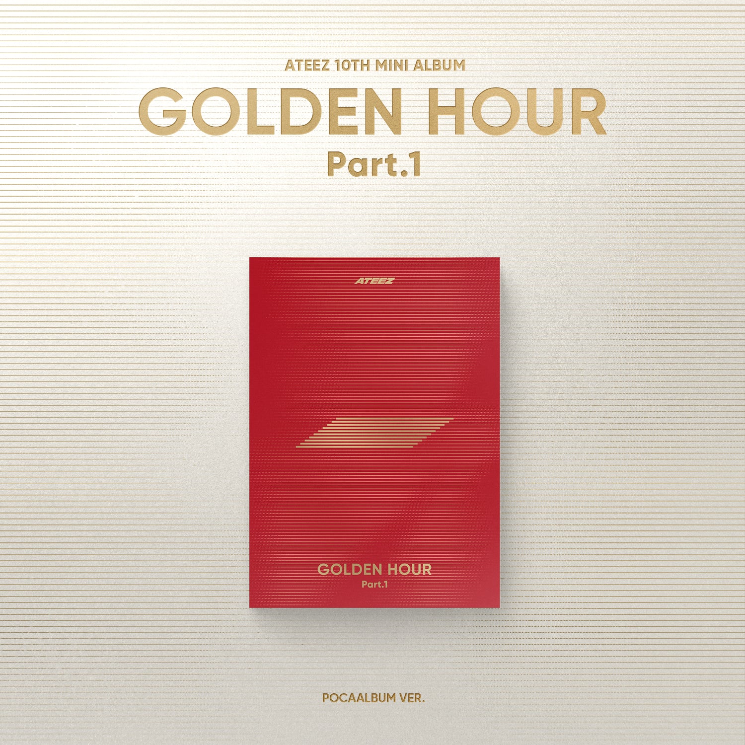 [PRE-ORDER] ATEEZ- 10th Mini Album GOLDEN HOUR : Part.1 (POCAALBUM VER.)