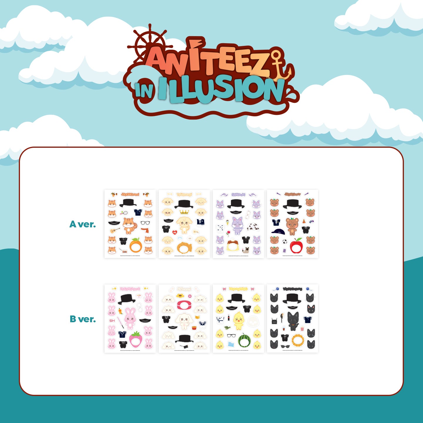 ATEEZ X ANITEEZ ADVENTURE POP-UP STORE ANITEEZ IN ILLUSION OFFICIAL MD