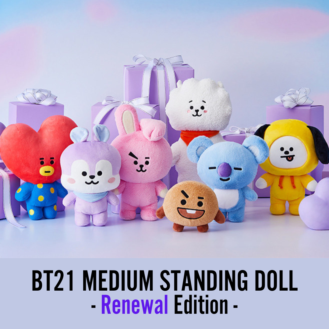 BT21 MEDIUM STANDING DOLL (Renewal Edition)