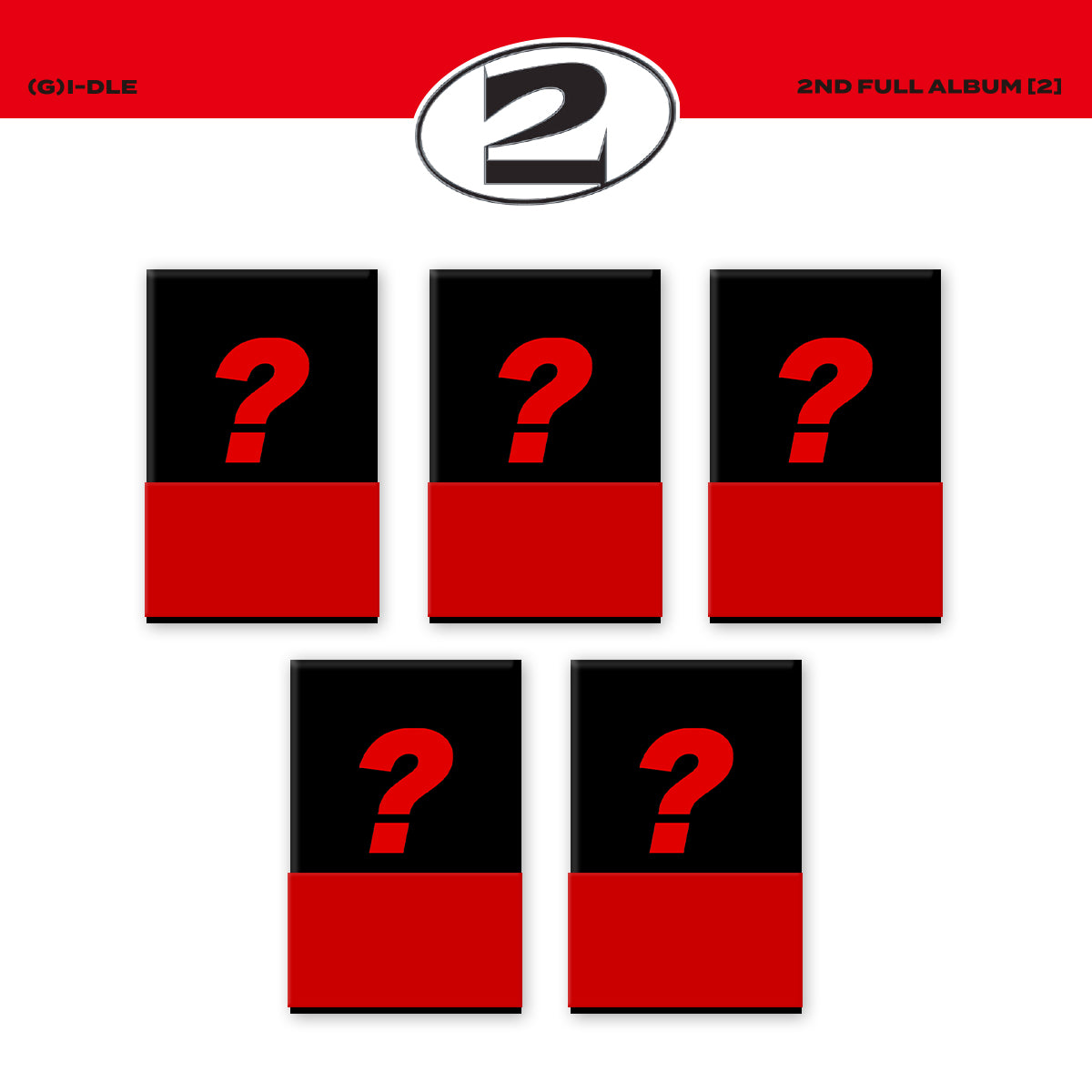 (G)I-DLE - 2 2nd Full Album Poca Album Ver. Random