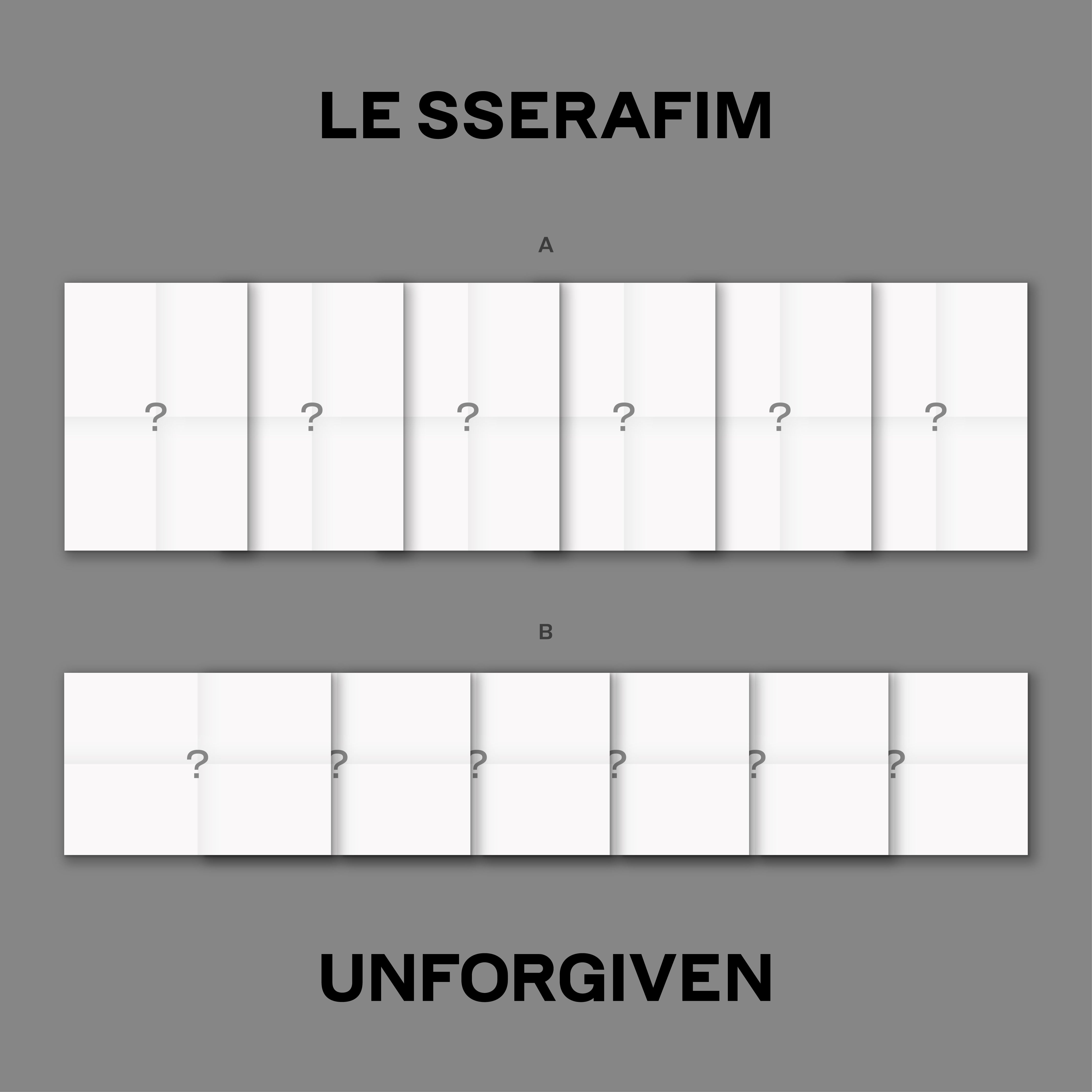 LE SSERAFIM - 1st Studio Album UNFORGIVEN (Weverse Albums ver.)