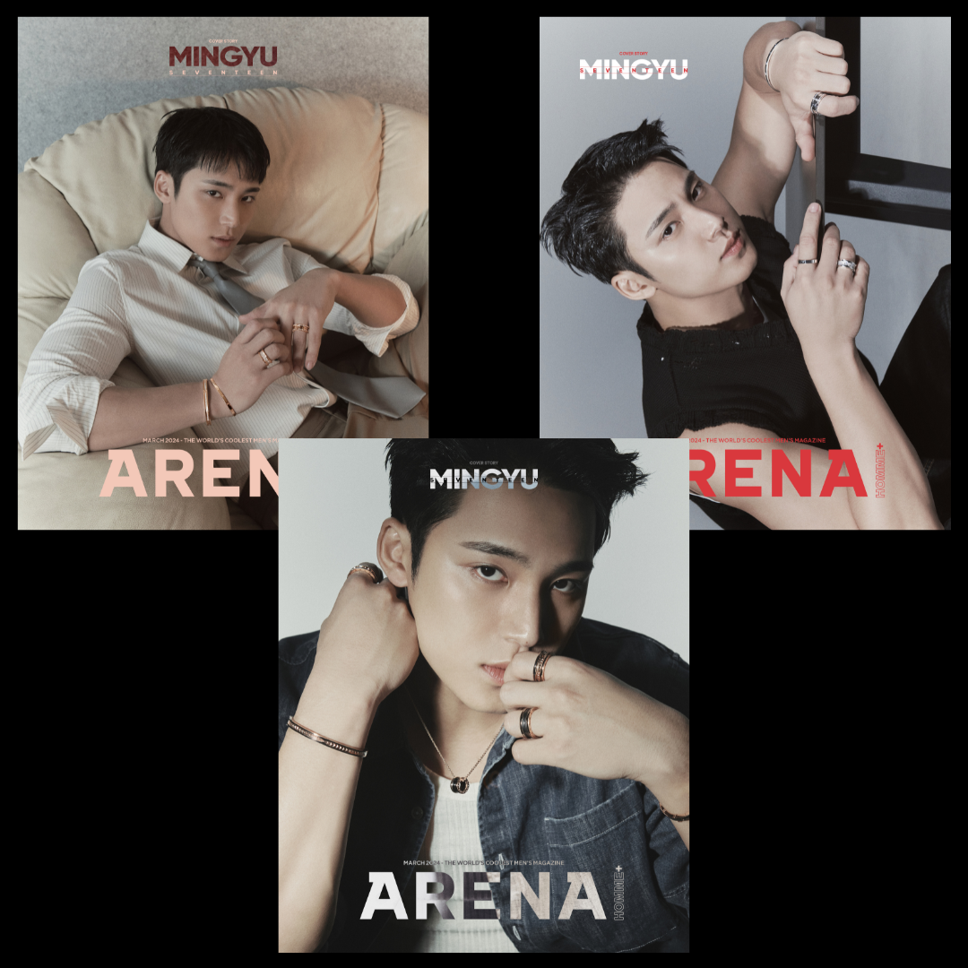 SEVENTEEN MINGYU cover ARENA HOMME Magazine 2024 March