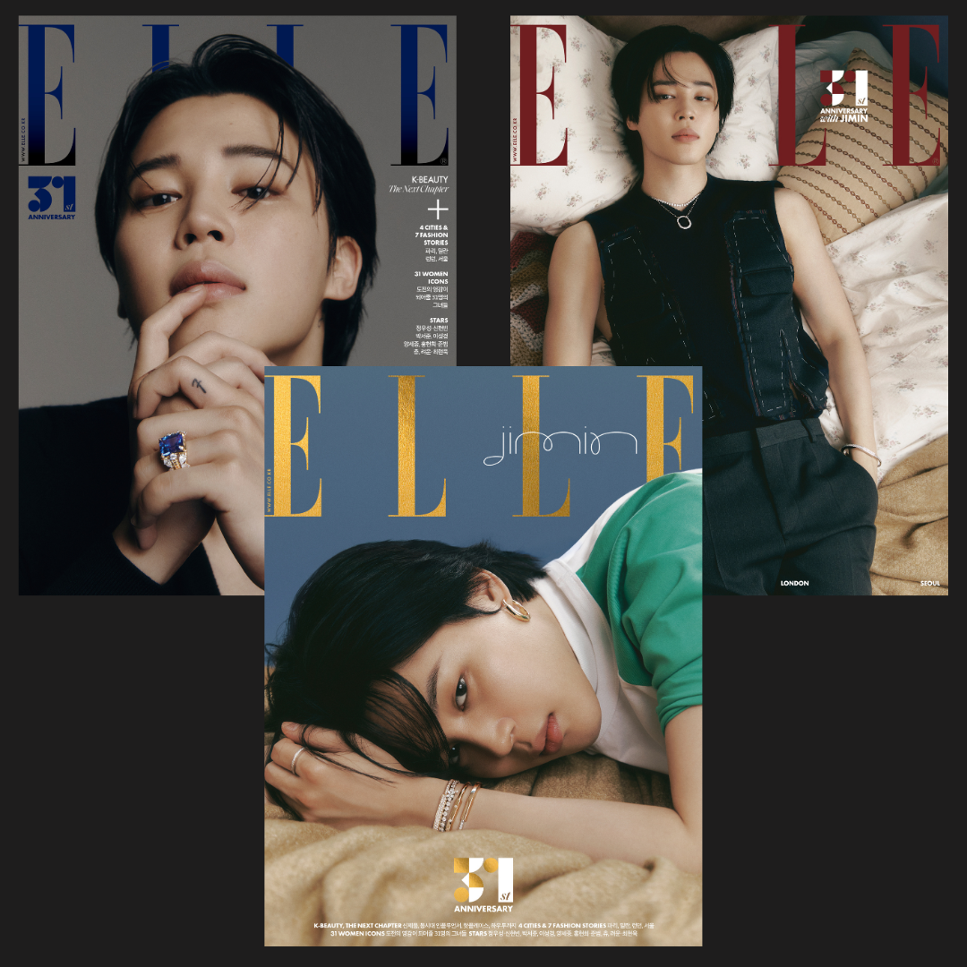 BTS JIMIN cover ELLE Korea Magazine 2023 November