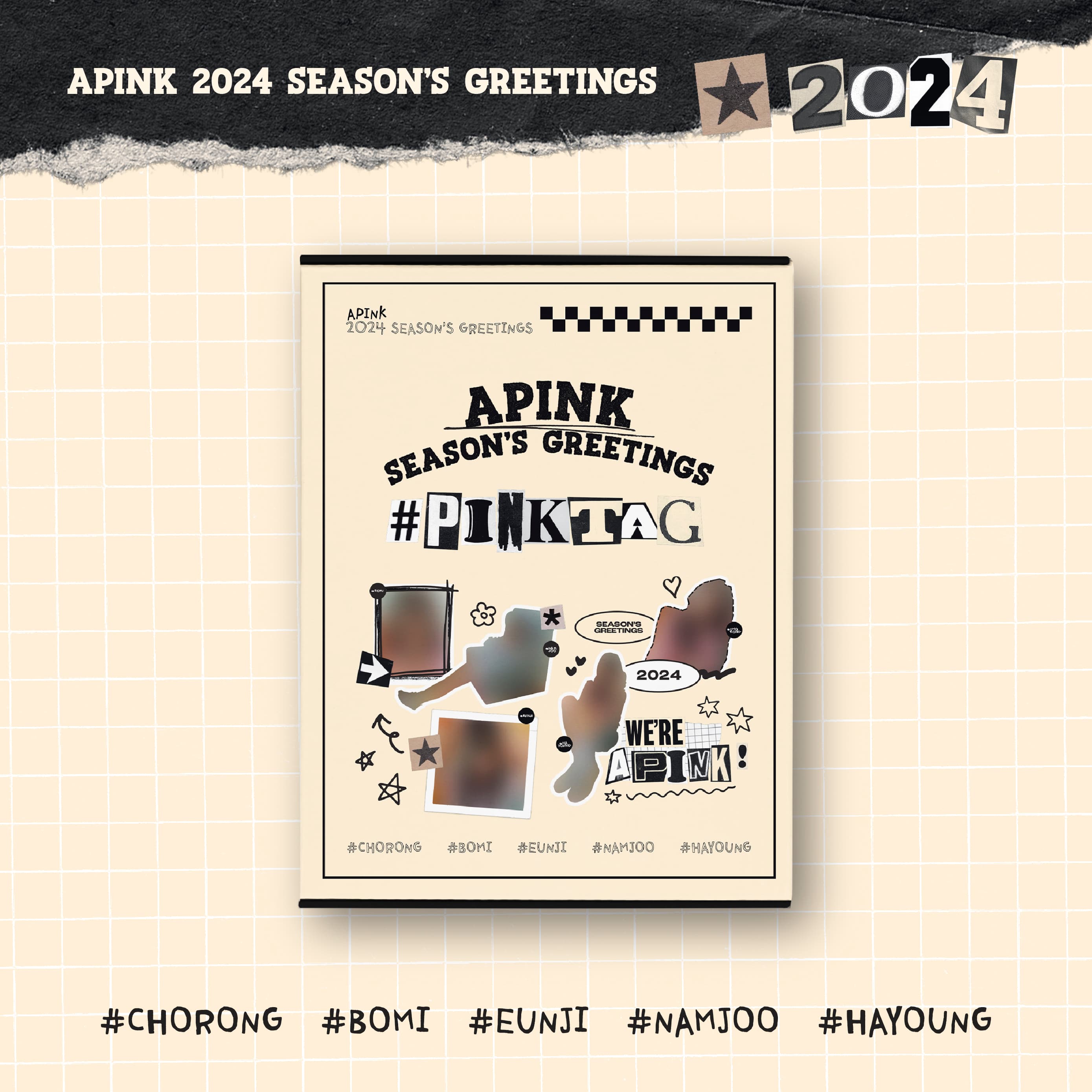 [PRE-ORDER] *fromm store GIFT* Apink - 2024 SEASON'S GREETINGS #PINKTAG