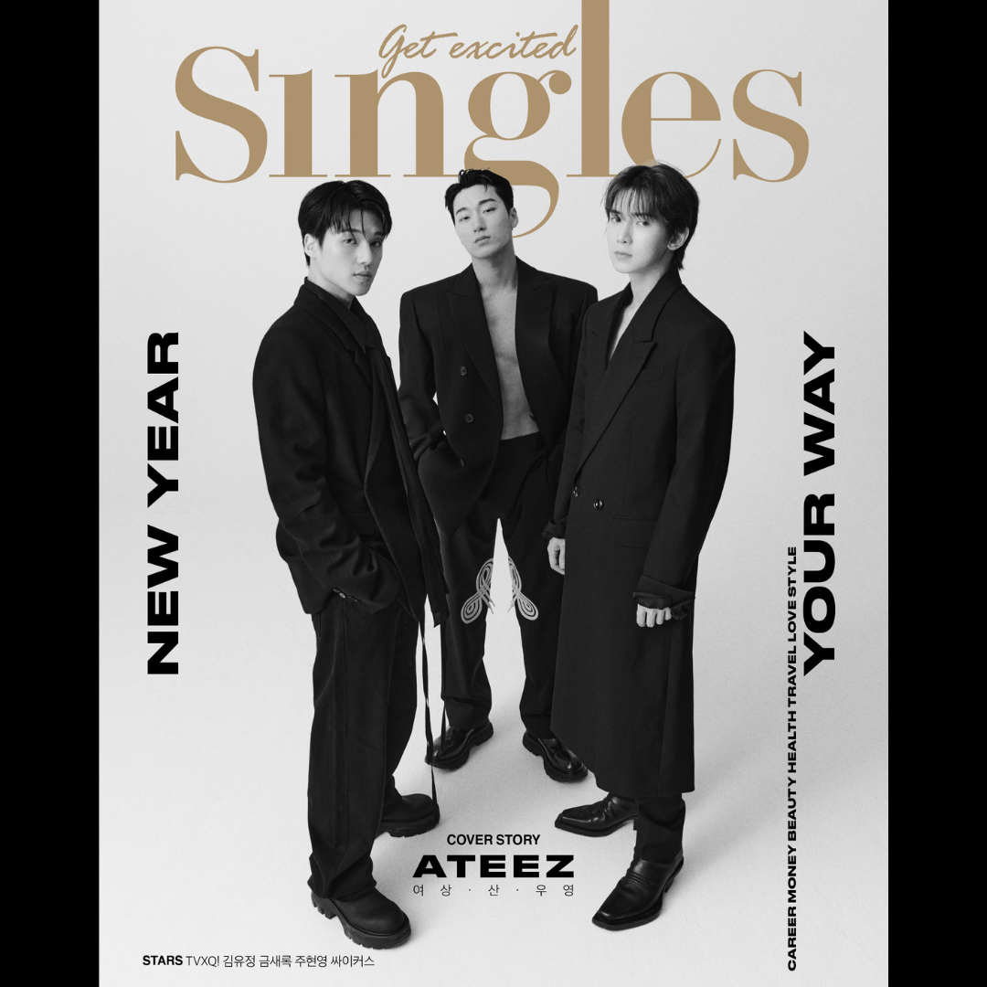 ATEEZ cover SINGLES Korea Magazine 2024 January