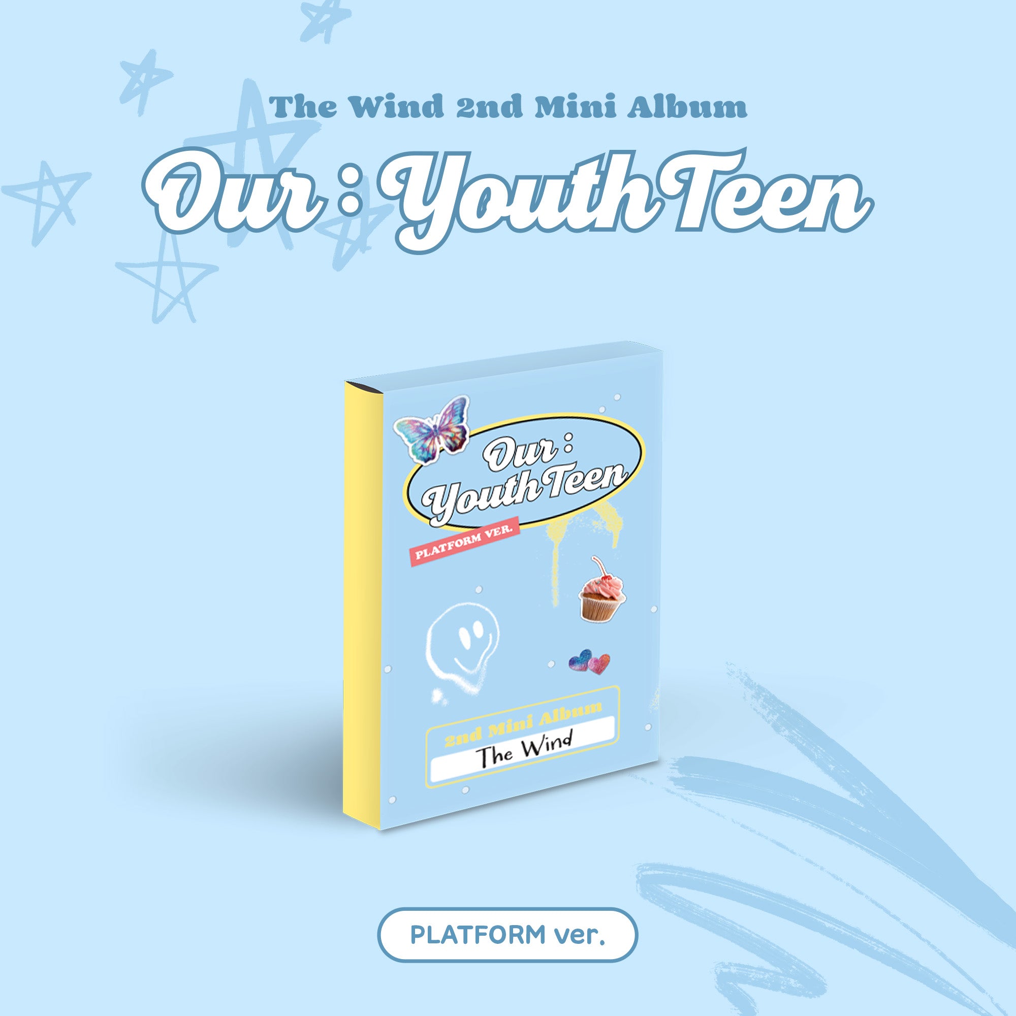 The Wind - 2nd Mini Album Our : YouthTeen (Platform ver.)