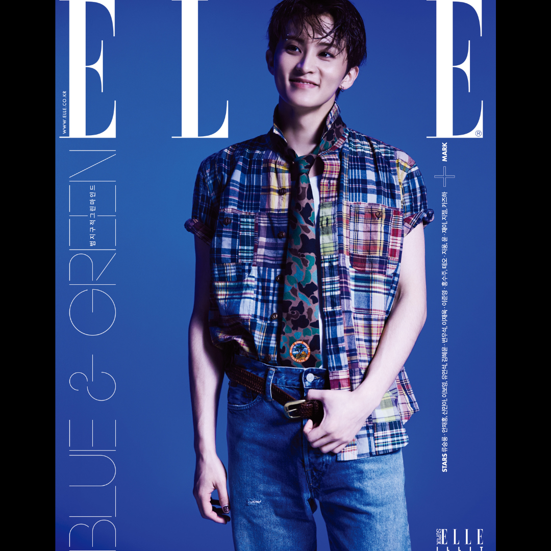 NCT MARK cover ELLE Korea Magazine 2024 April