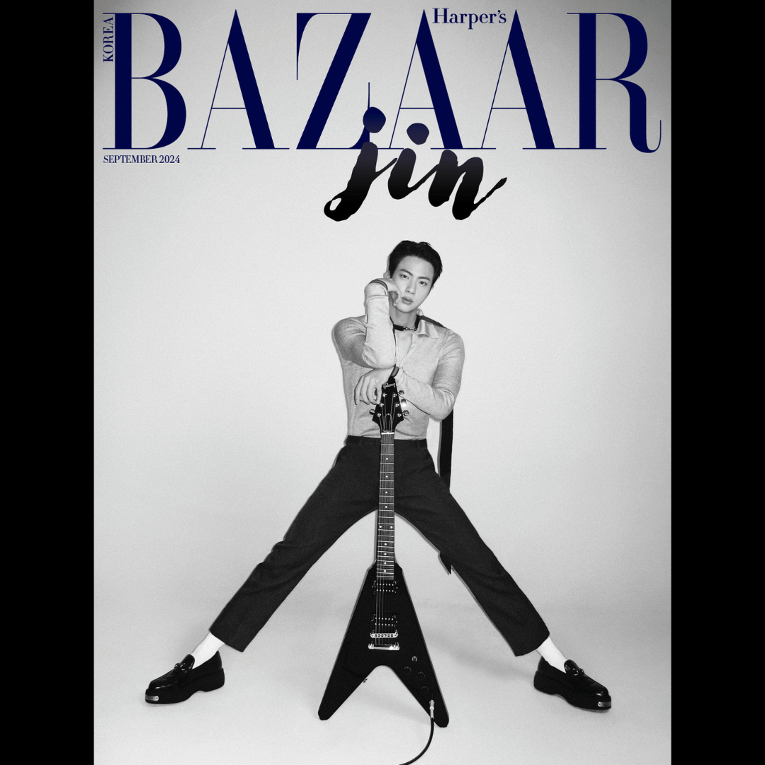 BTS JIN cover BAZAAR KOREA Magazine 2024 September