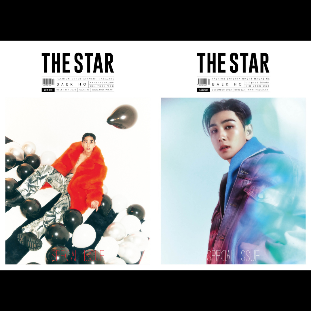 BAEKHO cover THE STAR Korea Magazine 2023 December