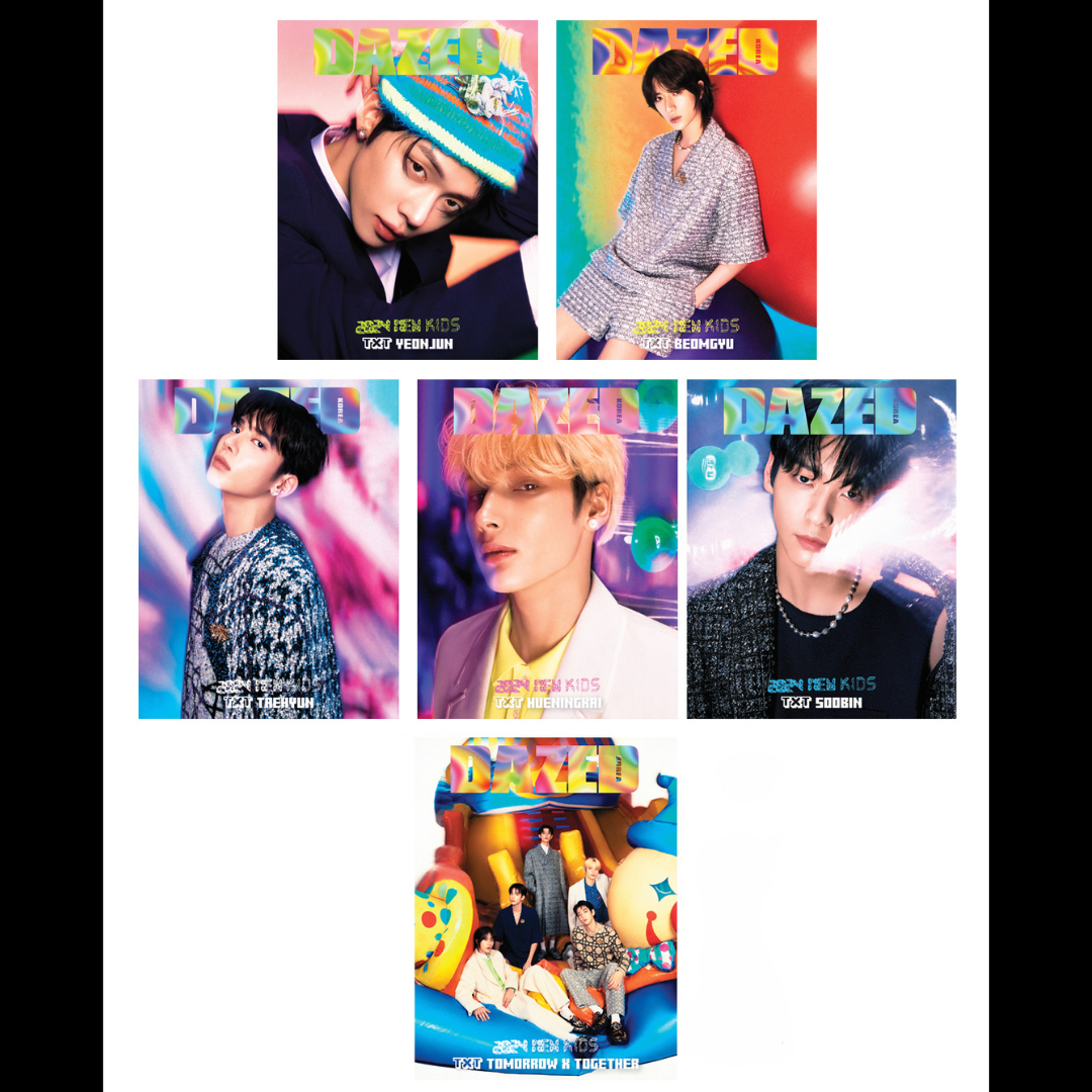 TXT cover DAZED Korea Magazine 2024 January