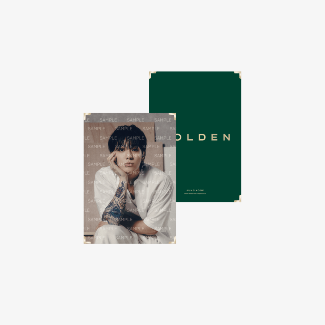 BTS 정국 JUNG KOOK - Solo Album GOLDEN Official Merch
