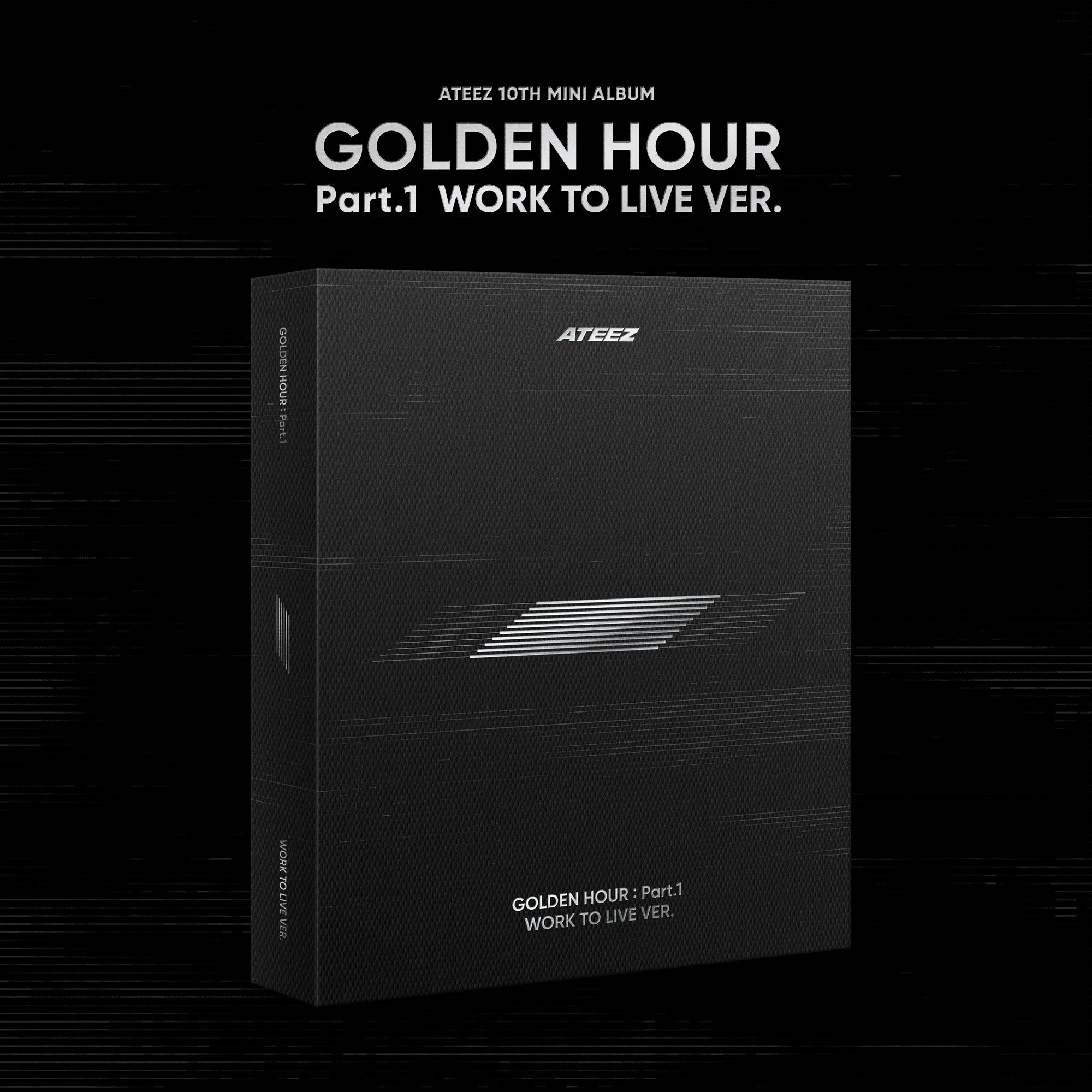 [PRE-ORDER] ATEEZ - 10th Mini Album GOLDEN HOUR Part.1 (WORK TO LIVE VER)