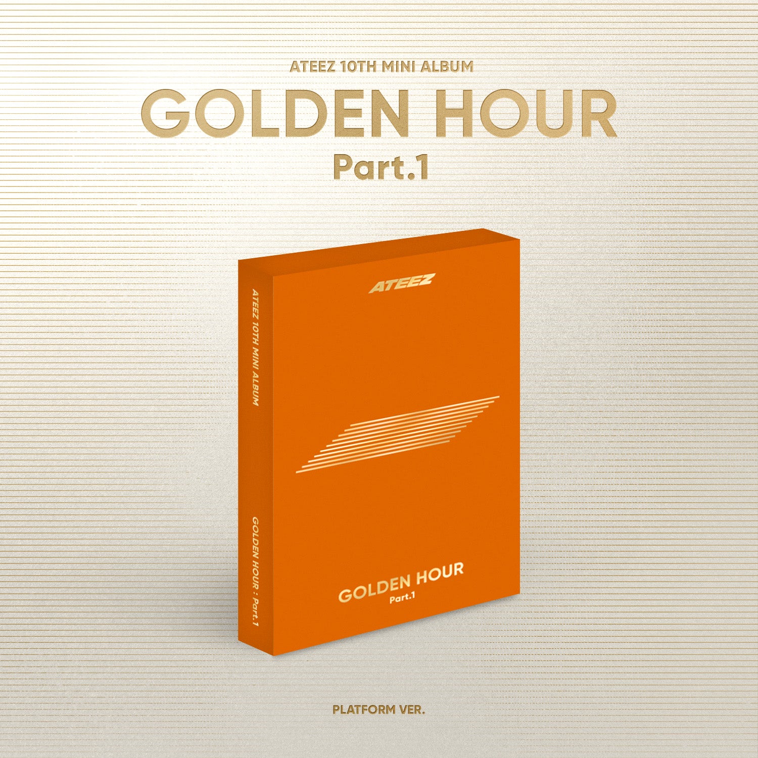 ATEEZ- 10th Mini Album GOLDEN HOUR : Part.1 (Platform VER.)