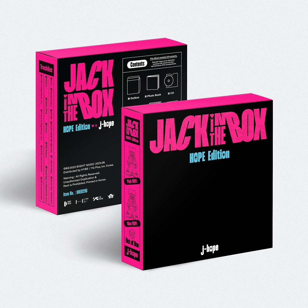 BTS J-HOPE - ALBUM SOLO Jack In The Box (édition HOPE)