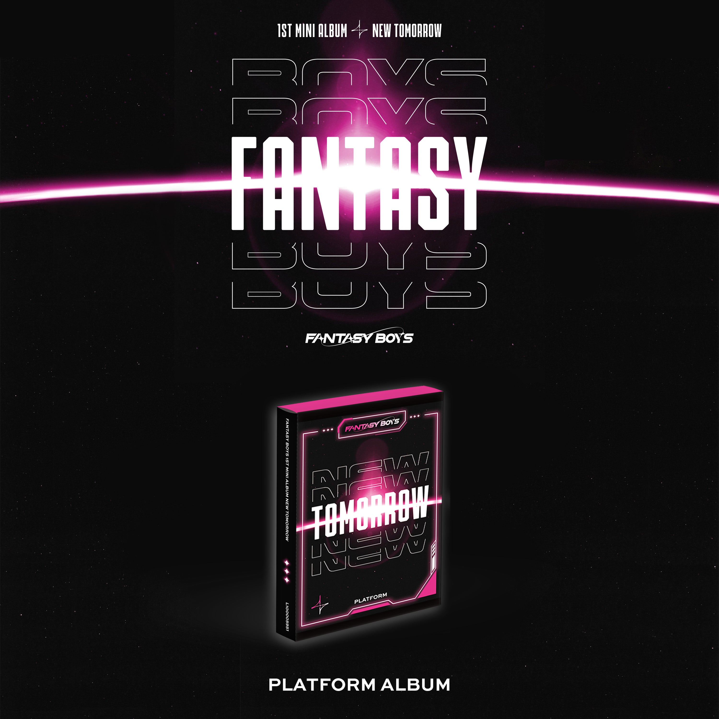 FANTASY BOYS - 1st Mini Album NEW TOMORROW (Platform ver.)