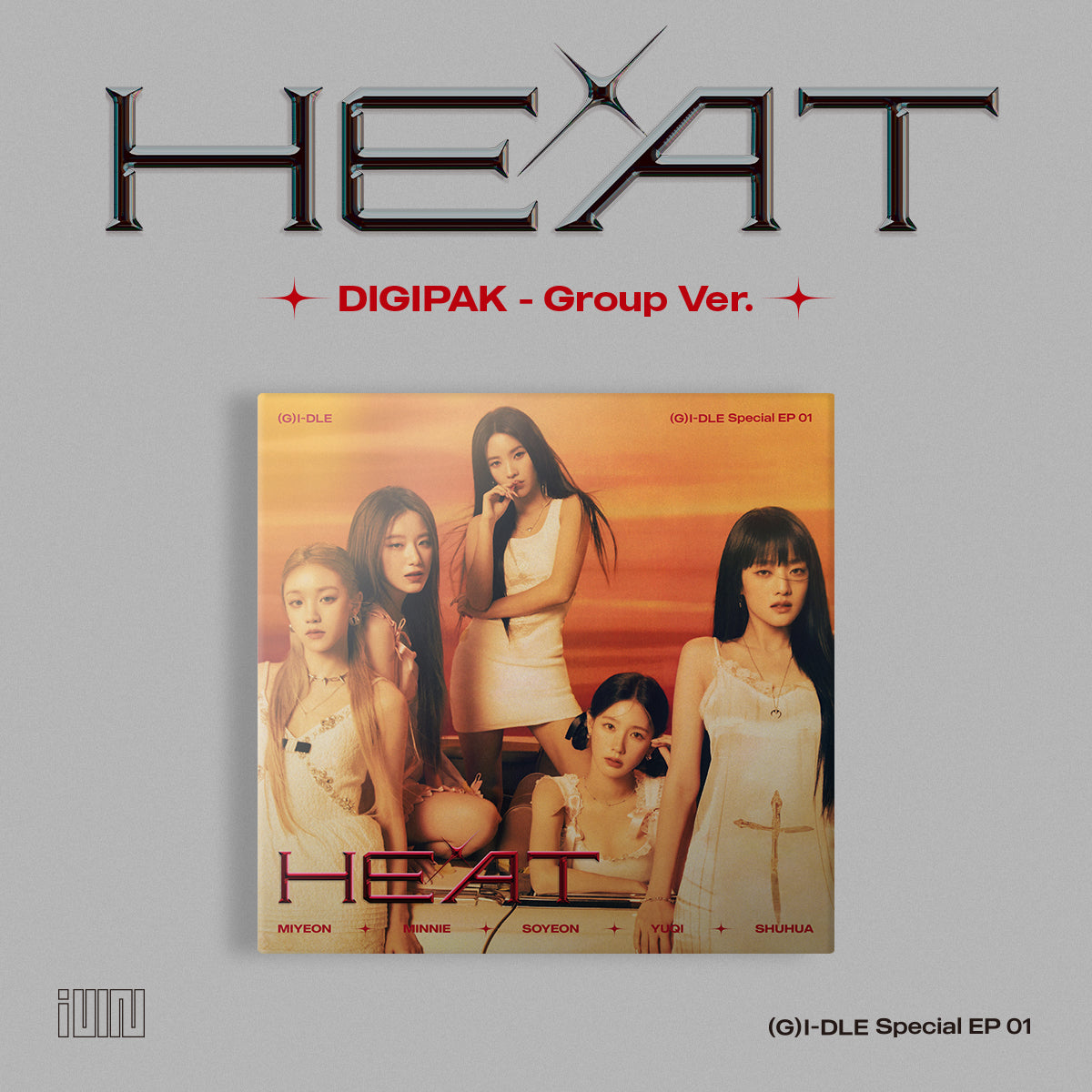 (G)I-DLE - Special EP 01 - HEAT (DIGIPAK - Group ver.)