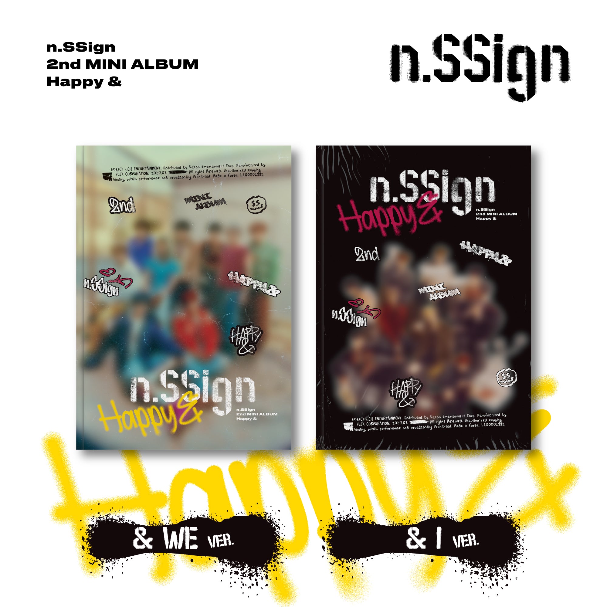 n.SSign - 2nd Mini Album Happy &