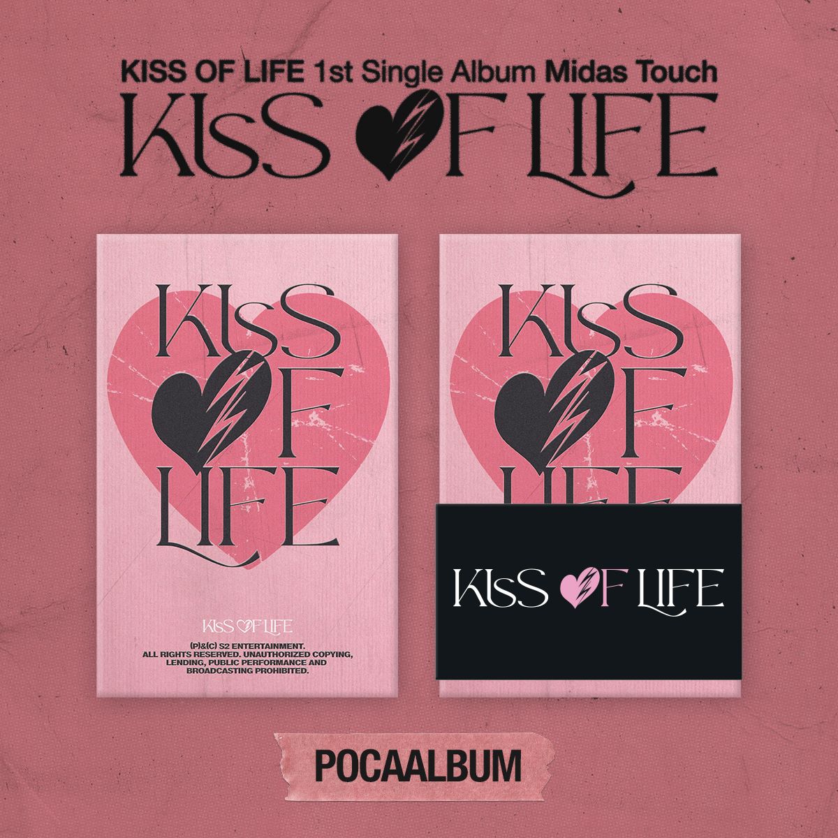 KISS OF LIFE キオプ ジュリー MidasTouch サイン入り z0925 