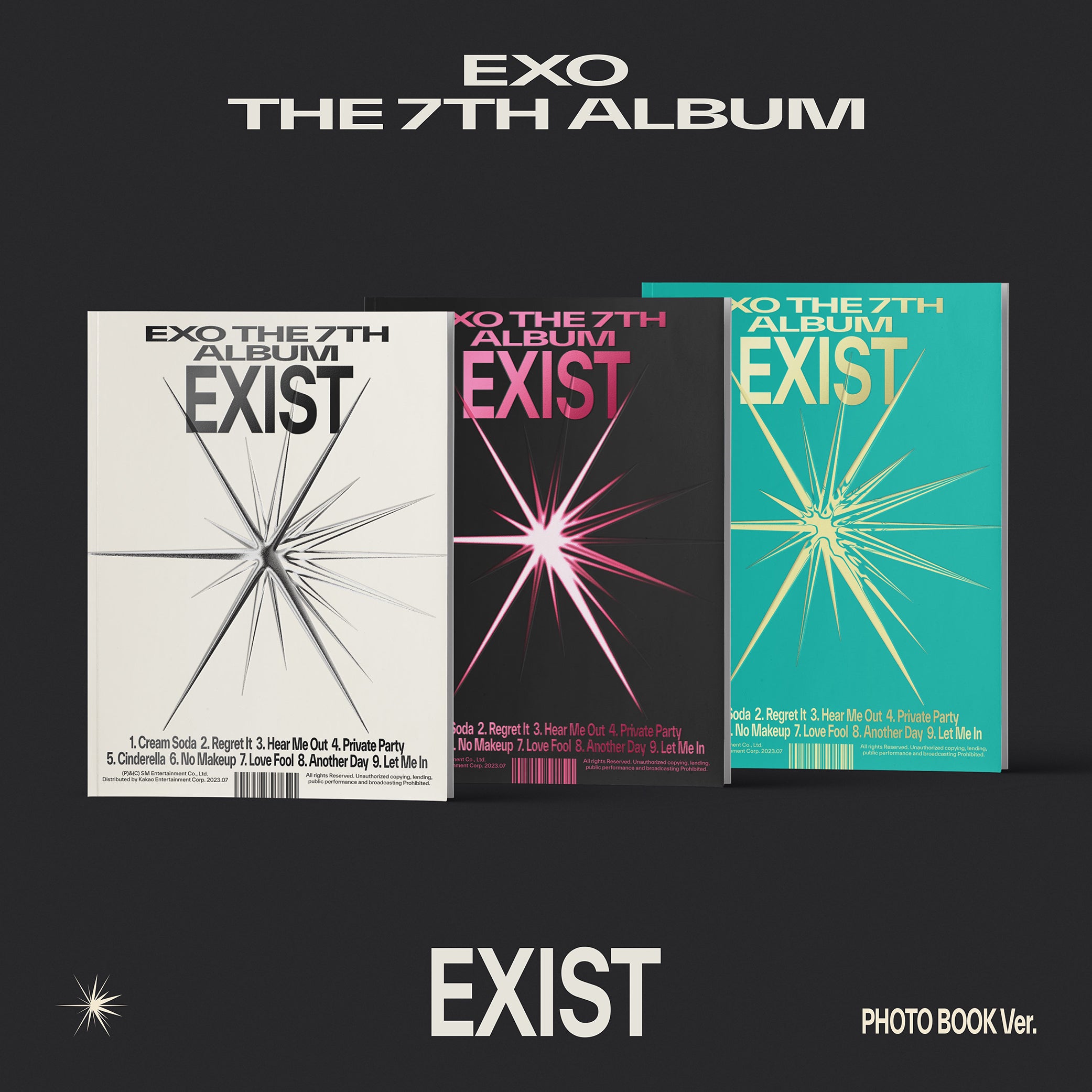 EXO - 7º álbum completo EXIST (Versión del libro de fotos)