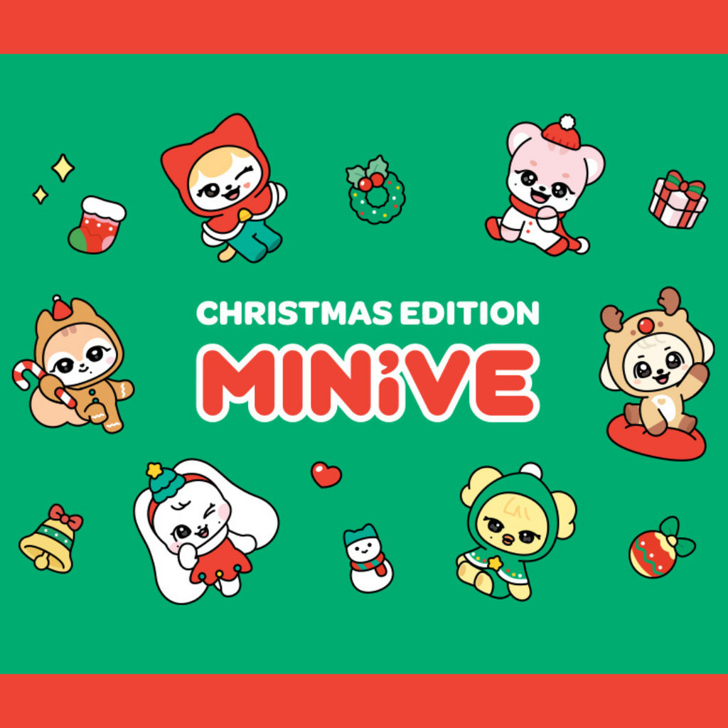 ive minive イソ イランイ クリスマス ぬいぐるみ ポーチ セット ive minive イソ イランイ クリスマス ぬいぐるみ ポーチ セット
