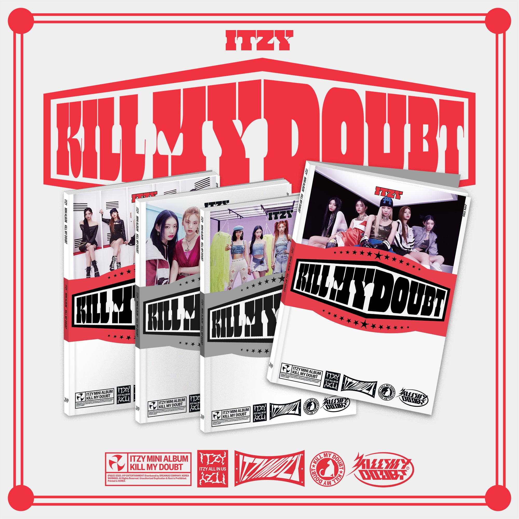 ITZY - 7ème Mini Album KILL MY DOUBT (STANDARD)
