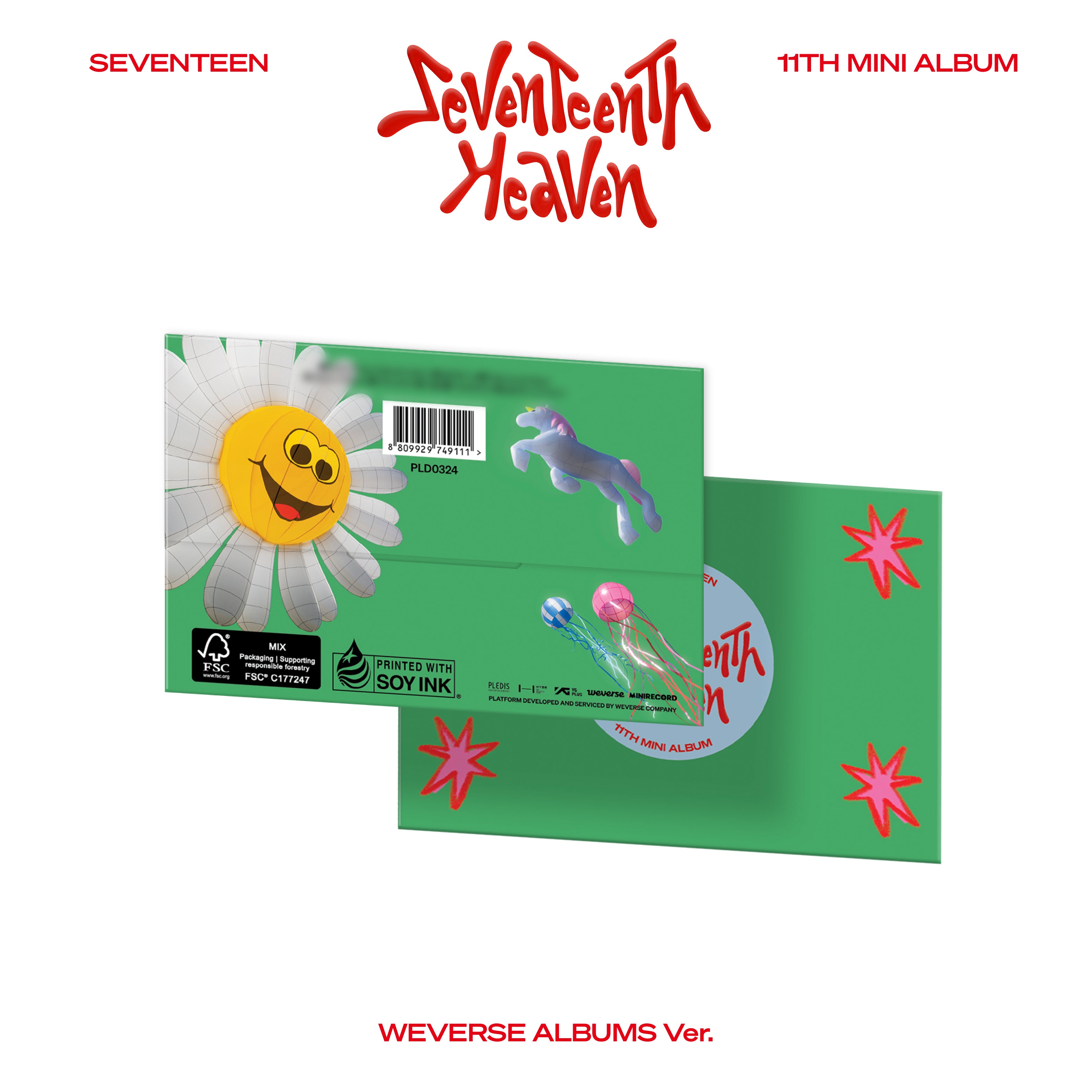세븐틴 SEVENTEEN - 미니 11집 SEVENTEENTH HEAVEN (Weverse Albums ver.)