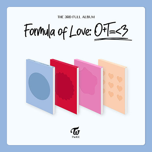 TWICE - 3er álbum completo Formula of Love: O+T=<3